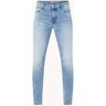 Tommy Hilfiger Simon skinny jeans met lichte wassing en destroyed afwerking - Indigo