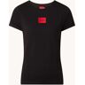 HUGO BOSS The SlimTee T-shirt met logo - Zwart