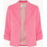 Gerry Weber Blazer van lyocell met paspelzakken - Donkerroze