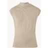 Beaumont Amy top in lyocellblend met stretch - Khaki