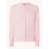 NIKKIE Bahrein semi-transparante blouse met ballonmouw - Roze