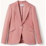 Reiss Millie blazer met klepzakken - Roze