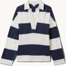 Reiss Abigail longsleeve met streepprint - Donkerblauw