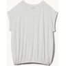 Reiss Jessie top met plooi detail en ronde hals - Wit