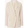 Modström Perry blazer met klepzakken - Beige