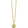 Diamond Point Birthstones gouden hanger Augustus - Goud