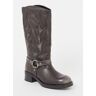 Steve Madden Bloom cowboylaars van leer - Donkergrijs