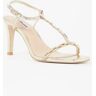 Dune London Millionaire sandalette met metallic finish - Goud