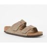 Birkenstock Arizona slipper van suède - Taupe