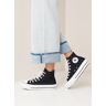 Converse Chuck Taylor All Star Lift High Top sneaker van canvas - Zwart