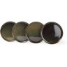 Serax Surface dinerbord L 27 cm set van 4 - Groen