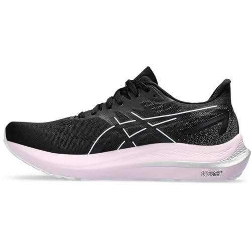 ASICS GT 2000 12 dames loopschoenen wit rood, Zwart Wit, 42 EU