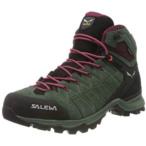 Salewa Dames WS Alp Mate Mid WP Wandelschoenen, Duck Green/Rhododendon, 36.5 EU