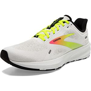 Brooks Launch 9, damessneakers, wit/roze/Nightlife, 38,5 EU, Wit Roze Nightlife, 38.5 EU