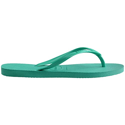 Havaianas Slanke virtuele groene teenslippers voor dames, Virtueel Groen, 33/34 EU