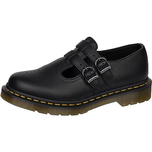 Dr. Martens 8065 Mary Jane, amfibieën voor dames, Black Virginia, 39 EU, Black Virginia, 39 EU