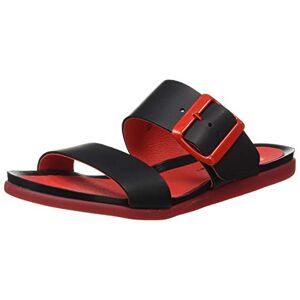ART Larissa platte sandalen voor dames, Zw/Rood, 36 EU
