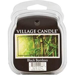 Village Candle Geurwax-Black Bamboo 62g, was, zwart, 8,5 x 7,3 x 2,7 cm