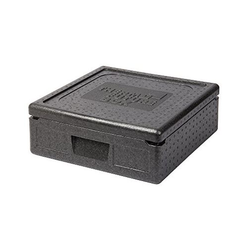 Thermo Future Box Pizzabox Family, Thermobox, EPP (geëxpandeerd polypropyleen), zwart binnen 420 x 420 x 122 mm