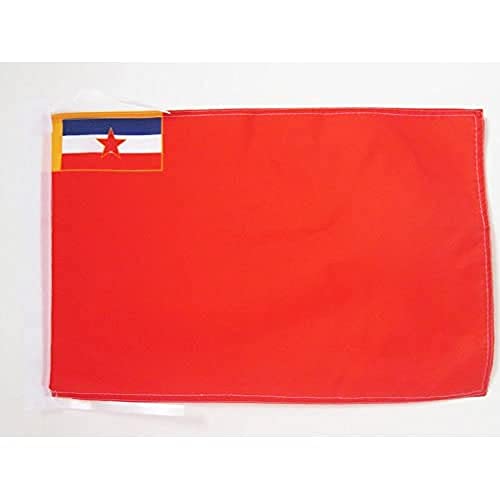 AZ FLAG Socialistische Republiek Bosnië en Herzegovina 1945-1992 Vlag 45x30 cm koorden Bosnische KLEIN-vlaggen 30 x 45 cm Banier 18x12 in Hoge kwaliteit