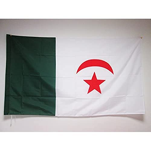 AZ FLAG Algerijnse nationale vlag 1960 150x90 cm voor een paal Algerije oude vlaggen 90 x 150 cm Banner 3x5 ft met gat