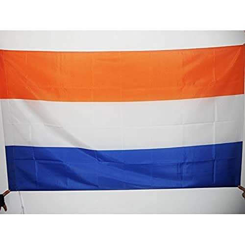 AZ FLAG Vlag van de Nederlandse Prins 90x60 cm voor een paal Prins van Oranje Nederlandse vlaggen 60 x 90 cm Banier 2x3 ft met gat