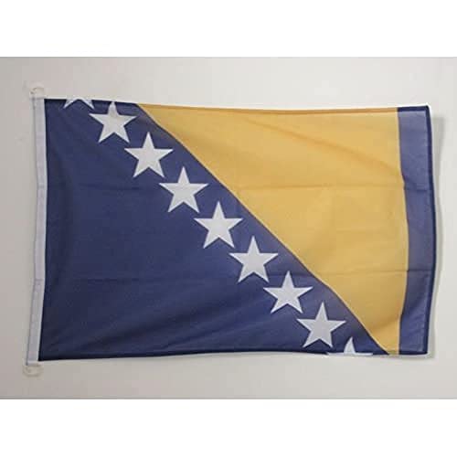 AZ FLAG Bosnië en Herzegovina Vlag 150x90cm Bosnische vlag 90 x 150 cm Buiten speciaal Vlaggen AZ VLAG