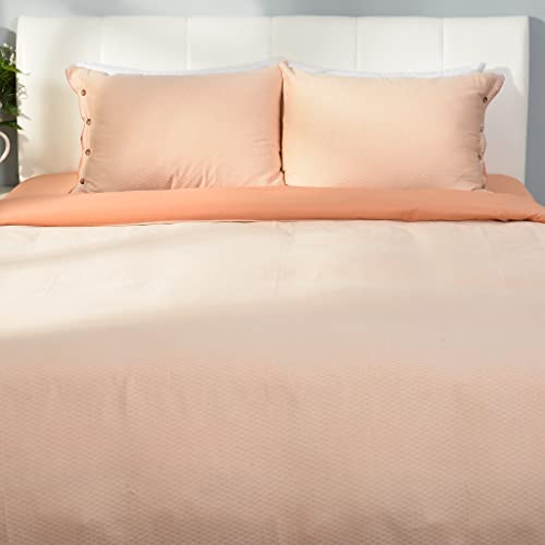 Deco Mex Beddengoedset 4-delig Scale 200x220cm oranje