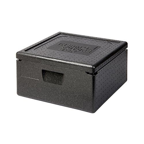 Thermo Future Box Pizzabox Family, Thermobox, EPP (geëxpandeerd polypropyleen), zwart binnen 420 x 420 x 197 mm