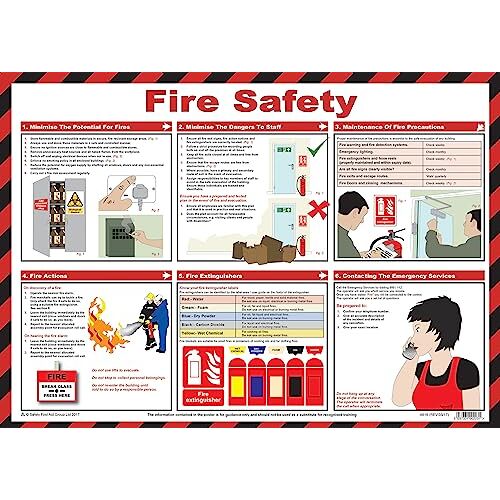 Safety First Aid Group Veiligheid Eerste Hulp Groep Veiligheid Poster Fire Safety