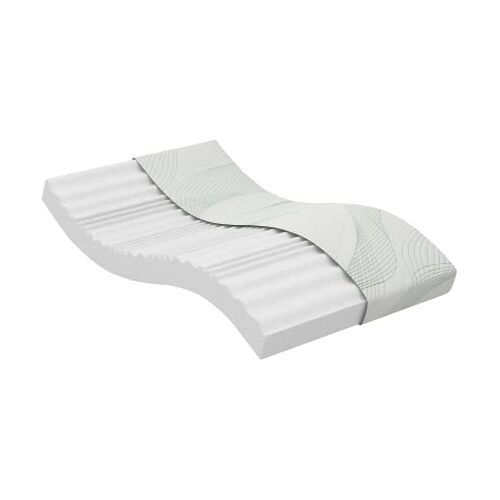 Novilla Matras 120 x 200 cm H2-H3 koudschuimmatras 9 zones schuim rolmatras ademend en zacht Oeko-Tex 18 cm