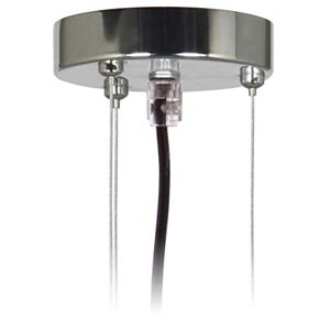Smartwares 6000.518 Ophangset voor hanglamp – Chroom – Ceiling Dream serie, metallic zilver, 12 cm