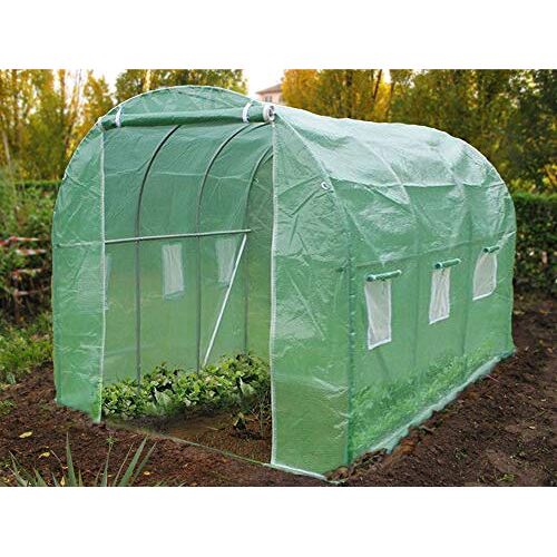 VOUNOT Kas, foliekas, winterbestendig, tomatenhuis, folietunnel, 3 x 2 x 2 m, 6 m²