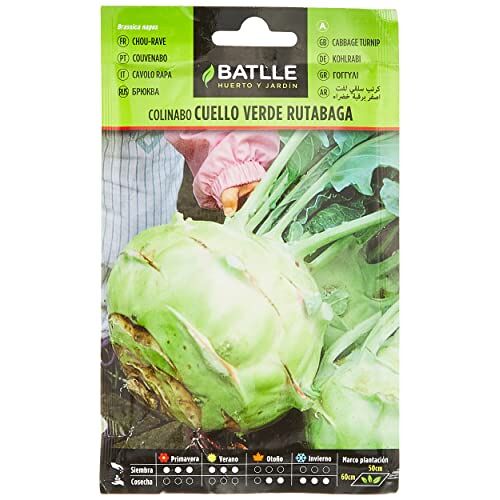 Semillas Batlle Batlle groentezaden koolrabi soort Rutabaga Cuello Verde (7000 zden)