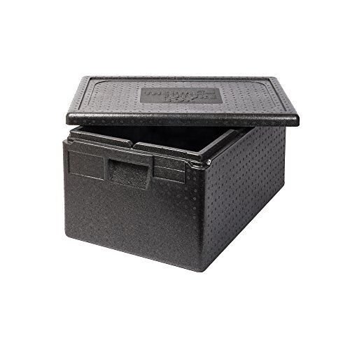 Thermo Future Box GN 1/1 Premium 257 mm transport- en isolatiebox, EPP (geëxpandeerd polypropyleen), zwart, 60 x 40 x 32 cm