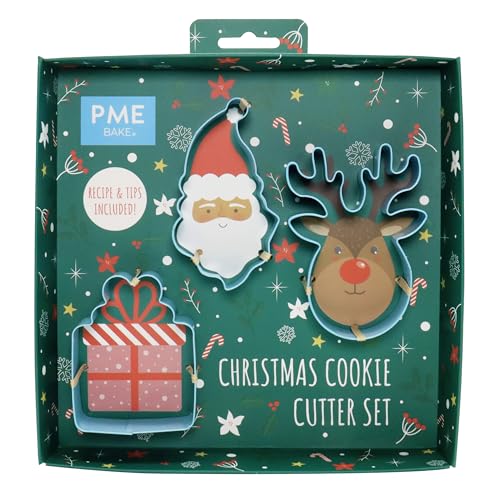 PME Kerstman koekjessnijders set met 3 stuks