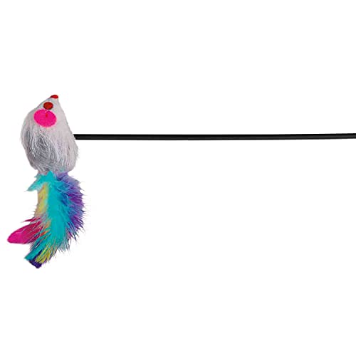 TRIXIE 4516 Speelstok met muis, 50 cm, 1 stuk