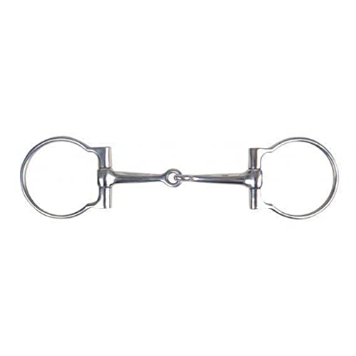 HKM SPORTS EQUIPMENT HKM 4000315452552 D-ring Snaffle, eenvoudig gebroken, 125 mm