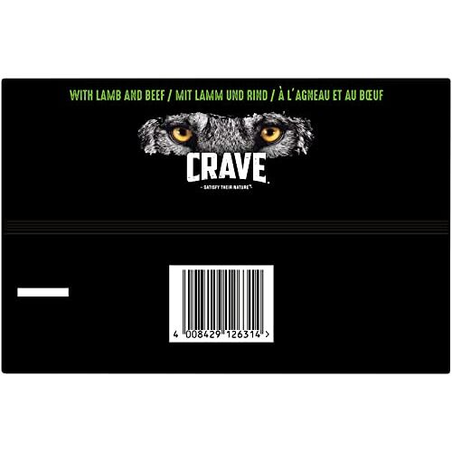 CRAVE Droog hondenvoer met lam en rundvlees – eiwitrijk en graanvrij – 7 kg (Pack van 1)