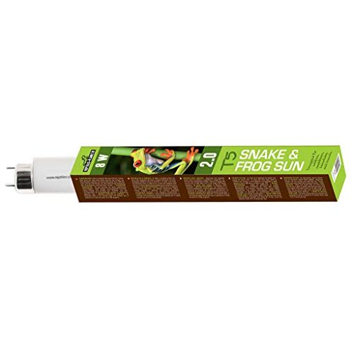 Reptiles Planet T5 UVB Tube 2.0 Snake Frog Sun verlichting voor reptielen/amfibieën, 8 W, lengte 29 cm, diameter 16 mm