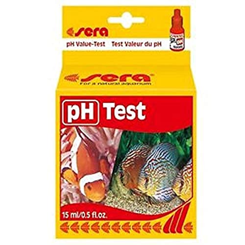 sera 04310 pH test een watertest voor 100 metingen, meet betrouwbaar en nauwkeurig de pH-waarde voor zoet- en zeewater, in het aquarium of vijver