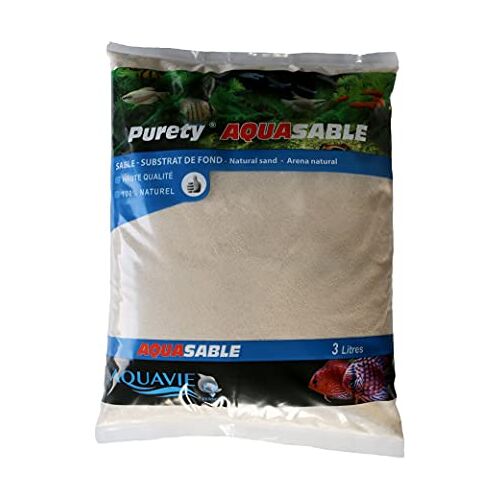 AQUAVIE FRANCE Sable Naturerl Aquasable in zak, 0,2 mm-1 mm, 3 l, extra dun, beige S0