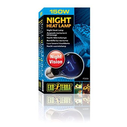 Exo Terra Night Heat lamp, maanlamp voor reptielen en amfibieën, 150 W, fitting E27