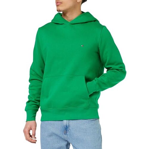 Tommy Hilfiger Heren VLAG LOGO HOODY Olympisch Groen S, Olympisch Groen, S