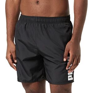 PUMA Heren Swim Men's Mid Shorts Zwembroek, Zwart, XL