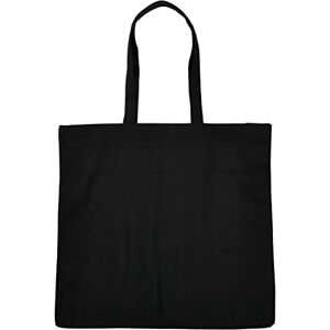 Build Your Brand Unisex oversized canvas draagtas tas, zwart, één maat