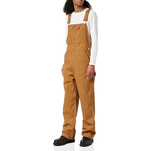 dickies Heren Bib Overallbib Overall? ??.??????? ??? overalls en overall werkkleding kleding, Brown Duck, 36W 30L UK, Bruine (Bruine Eend), 36W / 30L