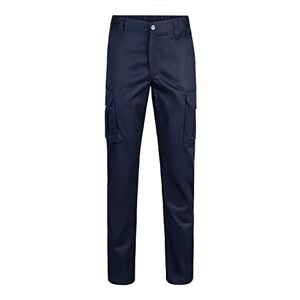VELILLA 103001 broek met meerdere zakken, kleur marineblauw, maat 60, werkgebruik, slim heren