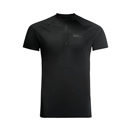 Jack Wolfskin voorverlichting, T-shirt, zwart, XXL heren, Zwart, XXL