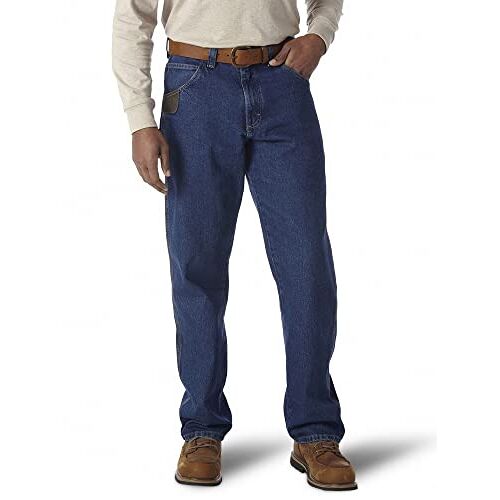 Wrangler Riggs Workwear meneer Ripstop timmerman Jean Timmerman Jean timmerman carpintero Jean Timmerman Jean, Antieke indigo, 34W / 36L